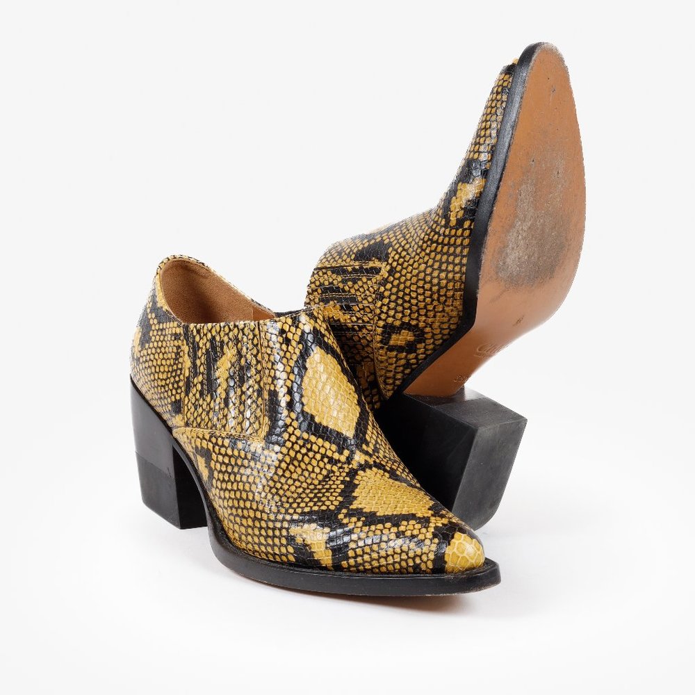 Chlo Rylee Short Python Boots - image 4